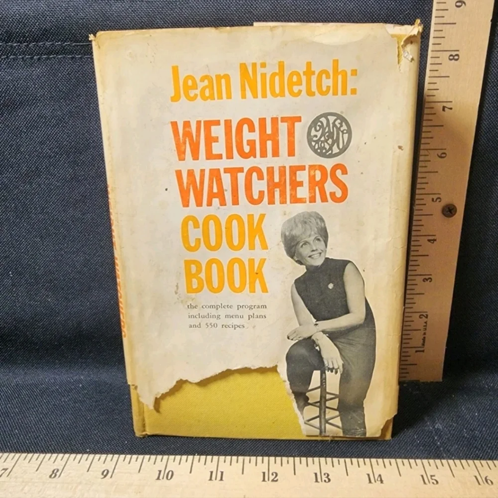 1966 Weight Watchers Cook Book 1966 1st Edition Jean Nidetch Original Dust Cover